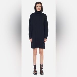 The Kooples Black Cashmere Turtleneck Sweater Dress- Size 2 (US Medium) $695
